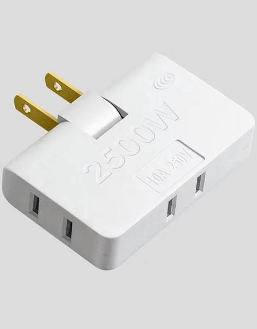 Load image into Gallery viewer, 3-Port Rotatable US Plug Adapter – Compact Power, Anywhere You Go
