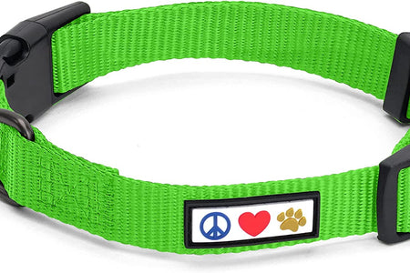 Dog Collar for Large Dogs Adjustable Dog Collar Heavy Duty Waterproof Collars for Dogs with Quick-Release Buckle - Green Dog Collar for Large Breeds