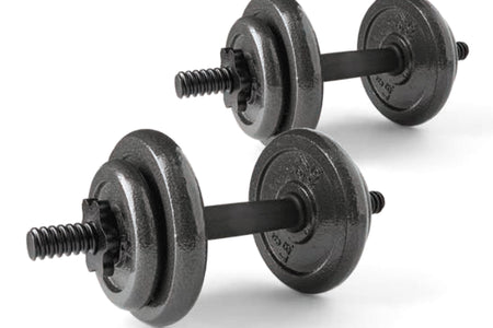 40Lb Adjustable Cast Iron Dumbbell Set