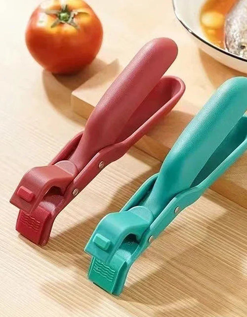 Load image into Gallery viewer, Hot Plate Gripper Clips Holder Tongs Bowl Holder Pot Clip for Moving Hot Plate Bowls Pizza Pan Air Fryer Microwave Oven
