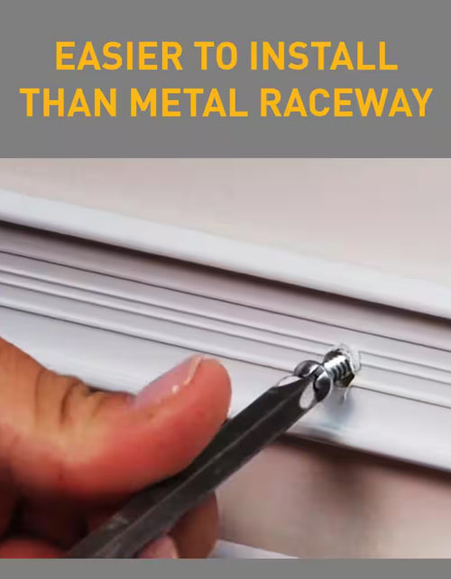 Load image into Gallery viewer, Wiremold Non-Metallic PVC Raceway 15 Amp Toggle Switch Box Kit with Faceplate and Device Switch, White
