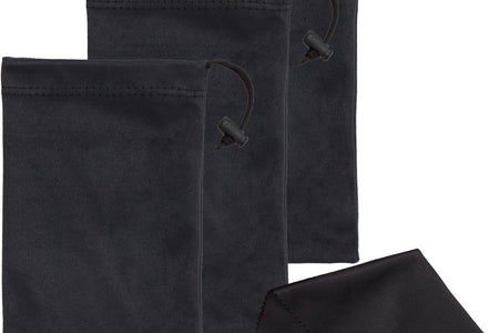 Sunglasses Pouch Soft Slim Glasses and Phone Case with Drawstring Closure