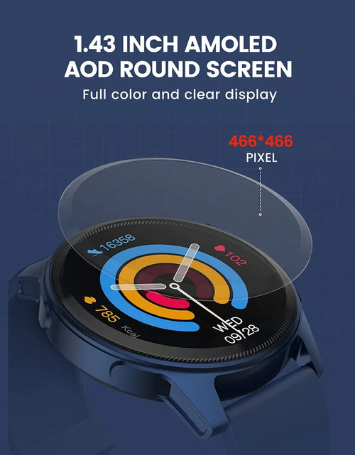 Load image into Gallery viewer, Smart Watch, 1.85 Inch Smart Watch with Answer/Dial ,Smart Watch for Men (Black)
