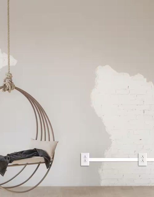 Load image into Gallery viewer, Wiremold Non-Metallic PVC Raceway 15 Amp Toggle Switch Box Kit with Faceplate and Device Switch, White
